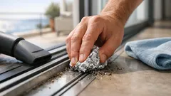 Trik s aluminijskom folijom za vodilice kliznih vrata koji stvarno radi