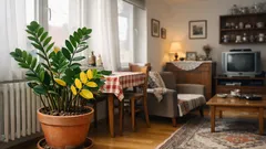 Zašto zamiokulkasu zimi žute listovi i kako to brzo popraviti