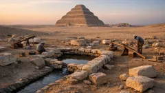 Kako je voda možda pomogla u gradnji Džoserove stepenaste piramide u Sakkari