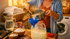 Domaći tekući deterdžent za rublje od 4 sastojka: recept za 5 litara u jednoj večeri