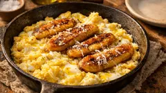 Kako iskoristiti prezrelu bananu: slano-slatki omlet s mozzarellom